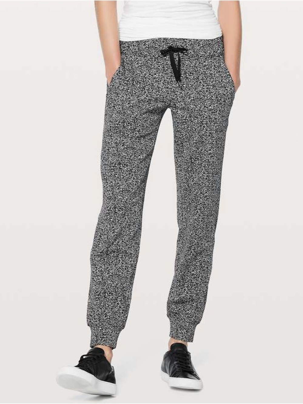 Lululemon Ready To Rulu Pant 29" Black White Women’s 4